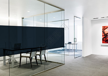 现代办公空间效果图办公桌椅高清图片素材