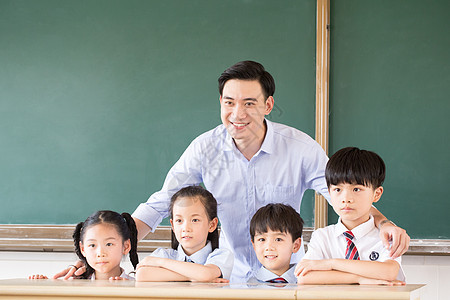 小学生师生教育背景图片