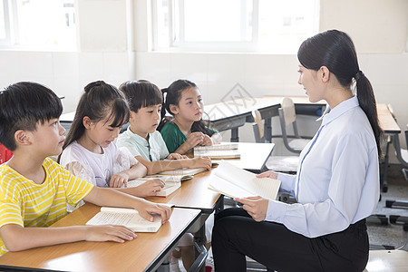 教师节女教师女教师指导学生学习背景