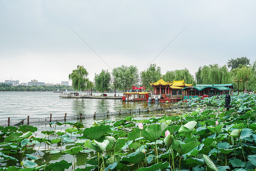 济南大明湖风景区图片