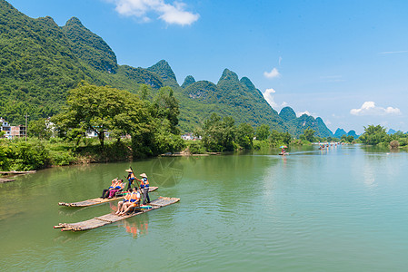 阳朔遇龙河风光高清图片