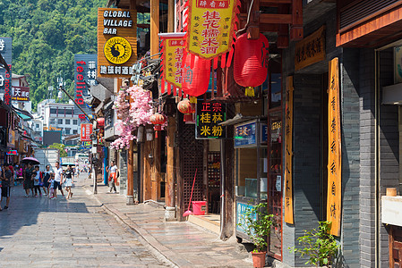 阳朔西街风光背景