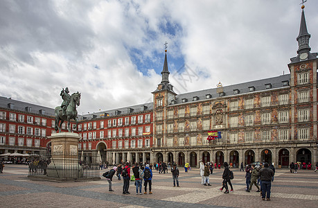 西班牙马德里马约尔广场图片
