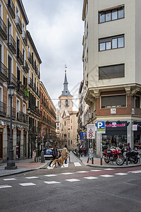 西班牙马德里街景图片