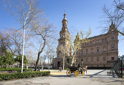 塞维利亚西班牙广场图片