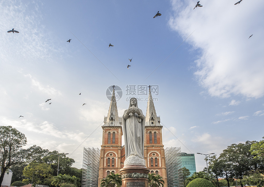 越南西贡圣母大教堂图片