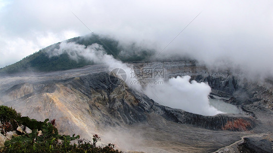 哥斯达黎加波阿斯火山口图片