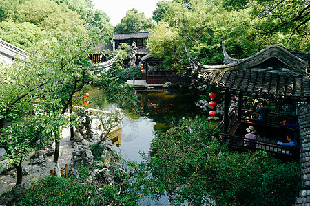 同里古镇地标景点退思堂图片