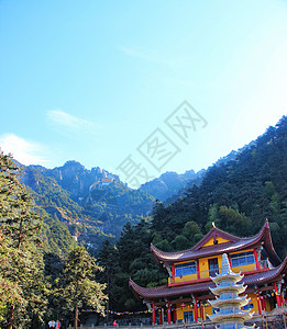 川主寺安徽池州九华山背景