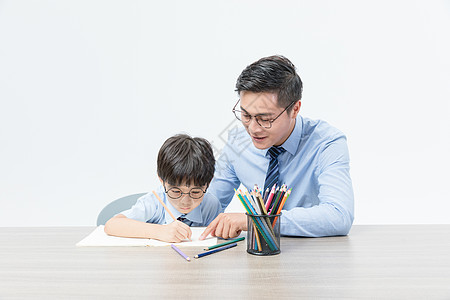 老师教学生画画学习图片