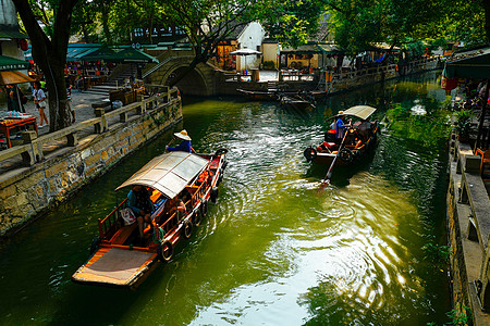 同里古镇著名旅游景点同里高清图片