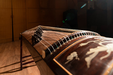 京剧乐器中国民族器乐古筝背景