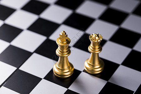 贸易合作国际象棋背景