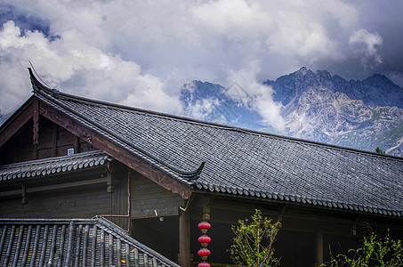 丽江雪山酒店客栈高清图片