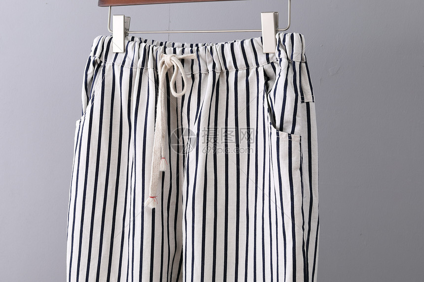 棉麻女士阔腿裤七分裤