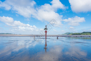 夏日海滨风光图片