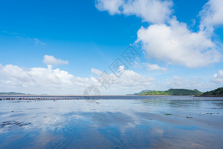 夏日海滨风光图片