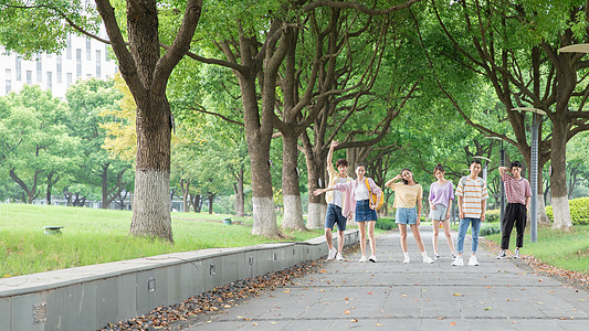 活力大学生图片