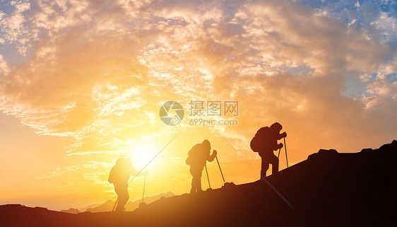 团结登山图片