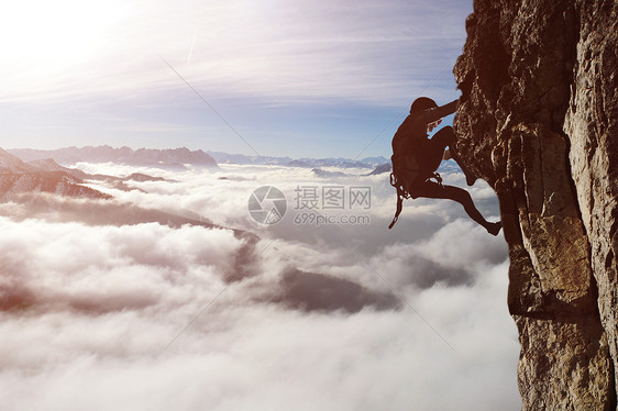  登山者 图片