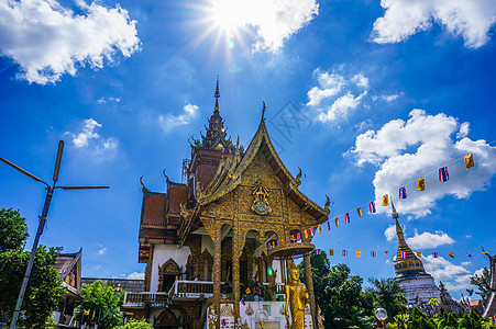 泰国清迈玛哈湾寺图片