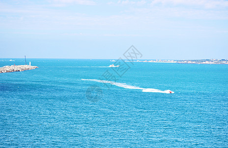 夏手绘韩国济州岛背景