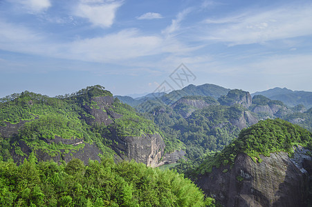 福建武夷山风景区风光背景