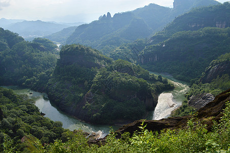 福建武夷山风景区风光背景