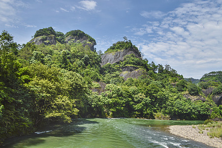 福建武夷山风景区风光背景