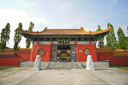 尼泊尔蓝毗尼中华寺建筑图片