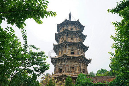 闽南文化泉州地标开元寺背景