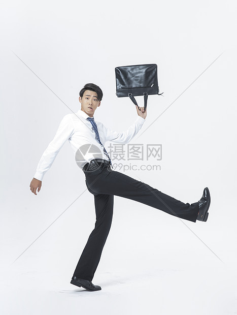 商务男性上班公文包图片