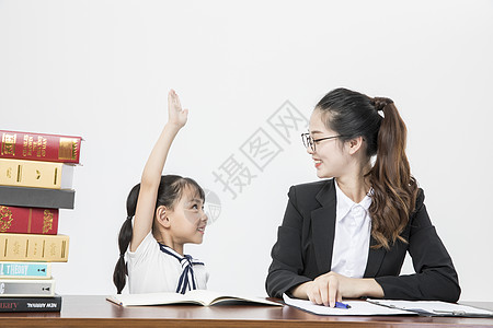 女教师和学生图片