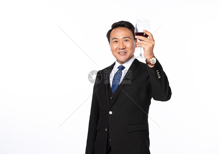 商务男演讲