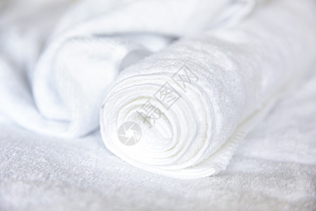 白色毛巾细节图片