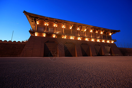 唐建筑大明宫背景