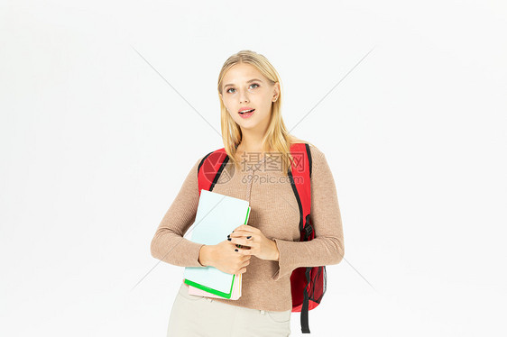外国女大学生