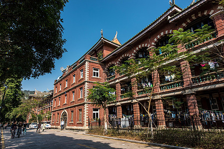 厦门大学宿舍楼背景图片