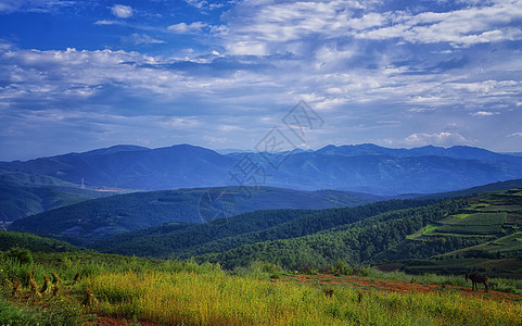 云贵高原山脉背景