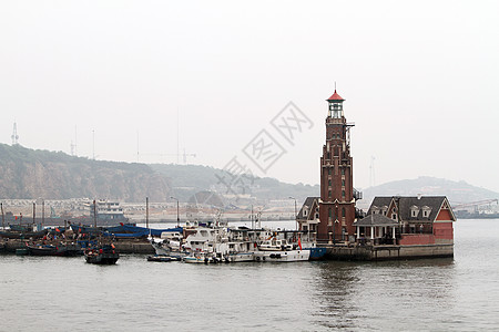 大连海景大连老虎滩海洋公园背景