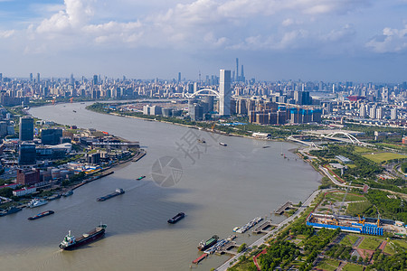 后滩黄浦江全景图图片