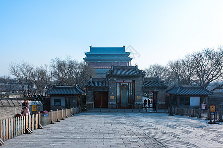 北京鼓楼望钟楼图片
