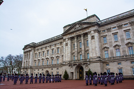 英国景点英国白金汉宫背景