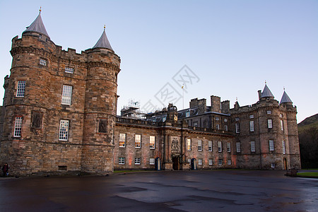 英国苏格兰爱丁堡荷里路德宫背景