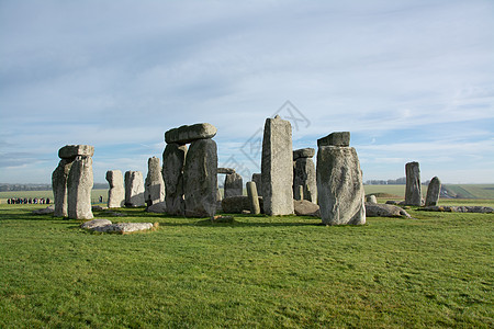 英国风光英格兰威尔特郡埃姆斯伯里巨石阵背景