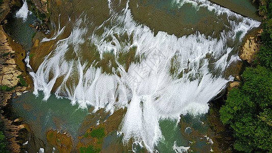 黄果树瀑布航拍溶洞高清图片素材