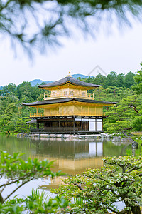 日本建筑金阁寺日本金阁寺背景