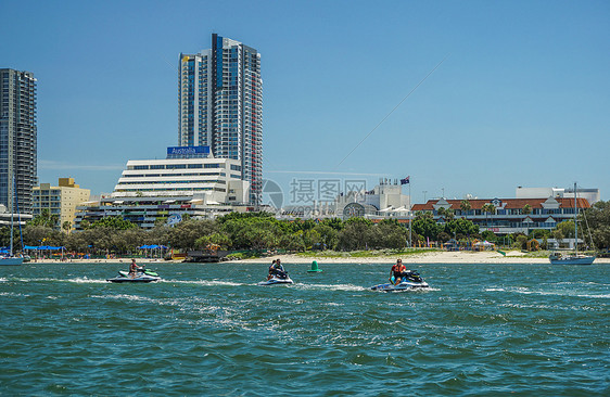 澳洲黄金海岸岸边景色图片