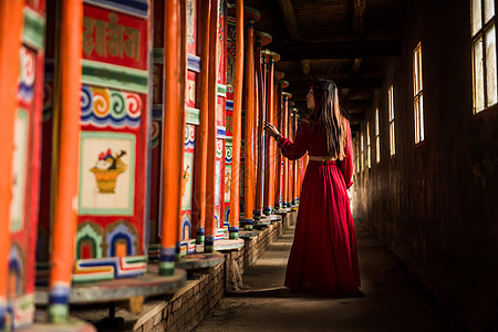 阿柔大寺青海寺庙高清图片