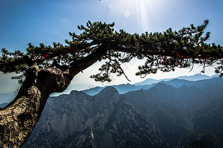 华山5A景区秦玲高清图片